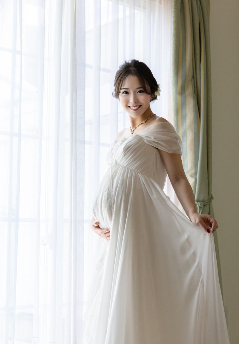 【フォトウェディング専門】貸切邸宅スタジオ アトリエ リシュマリア_マタニティフォトの撮影ができる