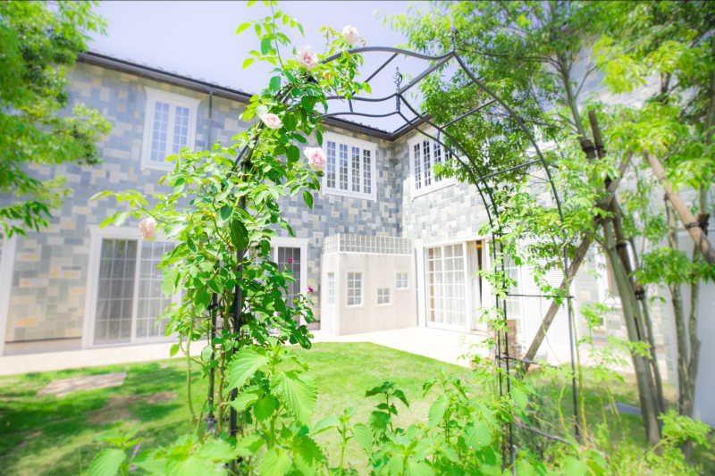 晴れていればガーデン撮影も可能!