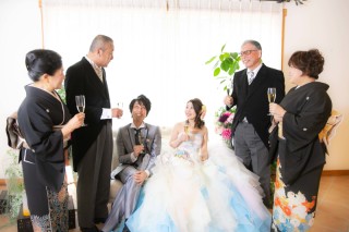 【フォトウェディング専門】貸切邸宅スタジオ　アトリエ リシュマリア_パーティ＆お食事会付きフォトウェディング