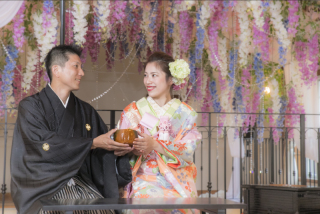 【フォトウェディング専門】貸切邸宅スタジオ　アトリエ リシュマリア_家族を紡ぐ茶婚式