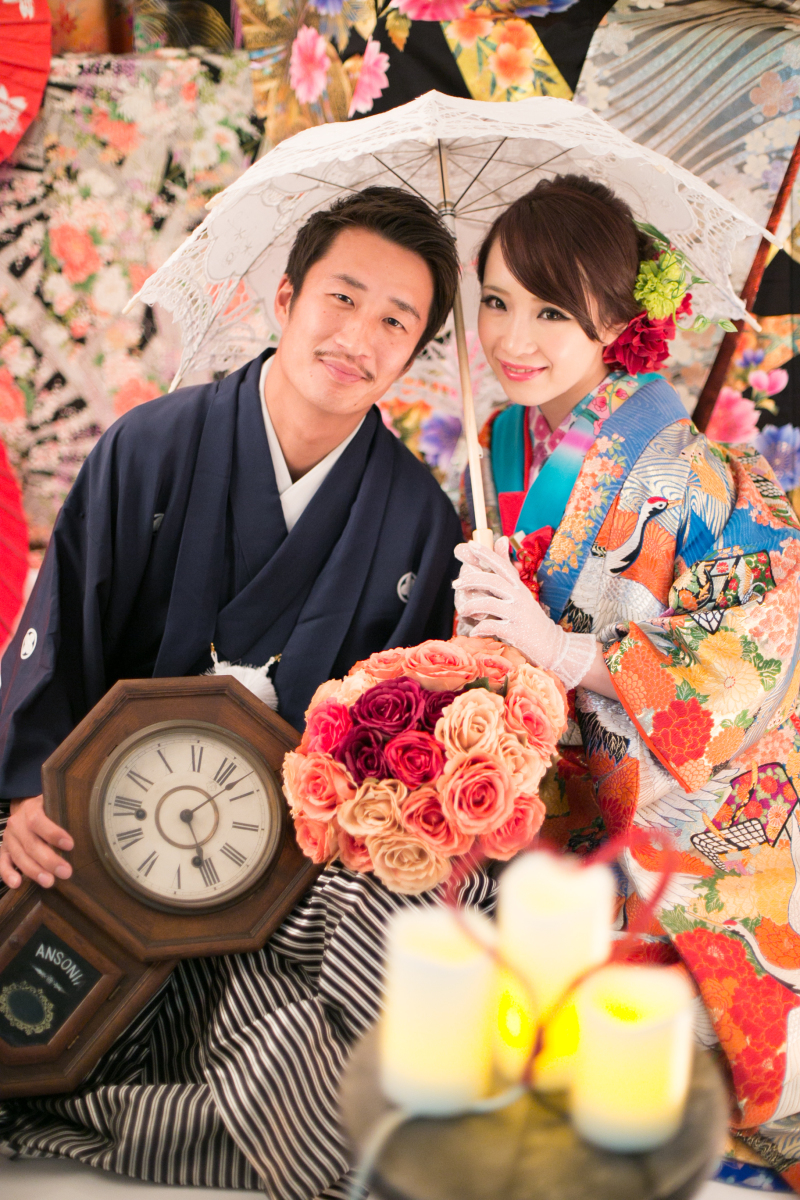 和装もモダンなスタイリングでおしゃれ感いっぱい！