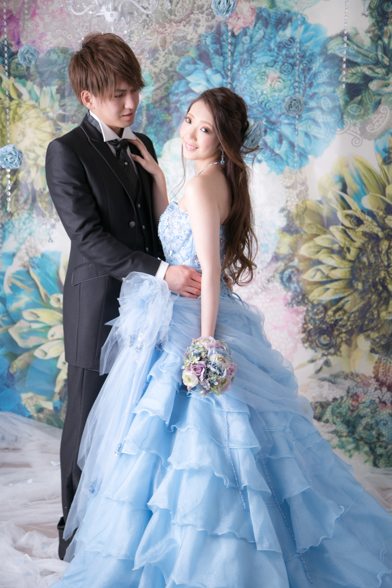 【フォトウェディング専門】貸切邸宅スタジオ アトリエ リシュマリア_カラードレスが豊富