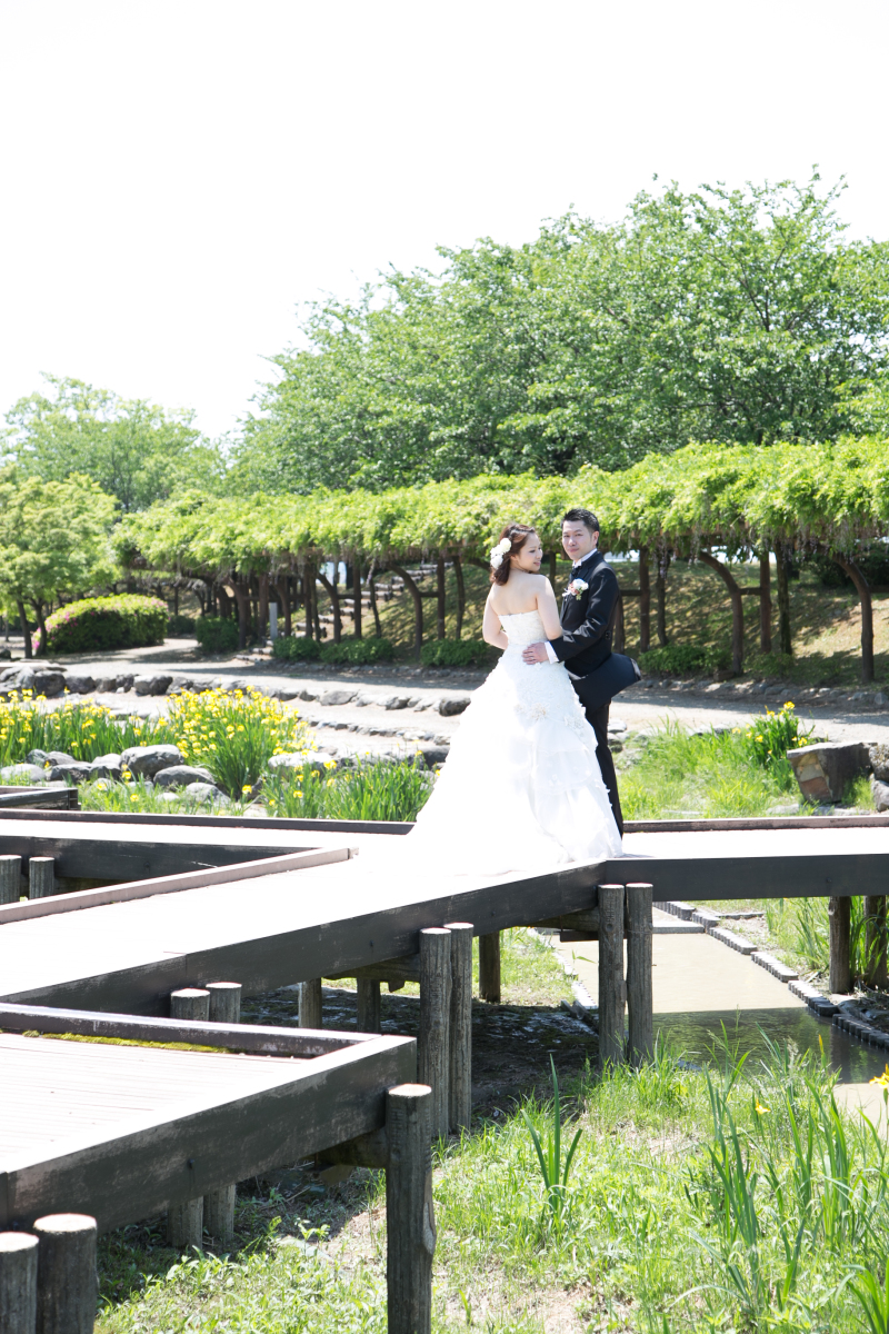 緑が萌える公園で・・・♪