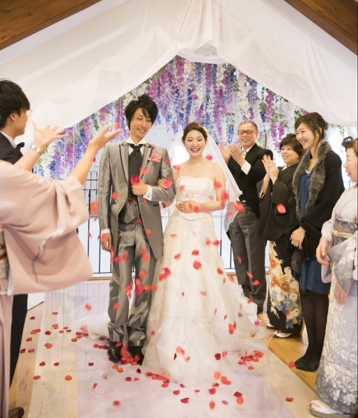 【チャペル挙式】フラワーチャペル挙式+1ポーズ写真付きプラン