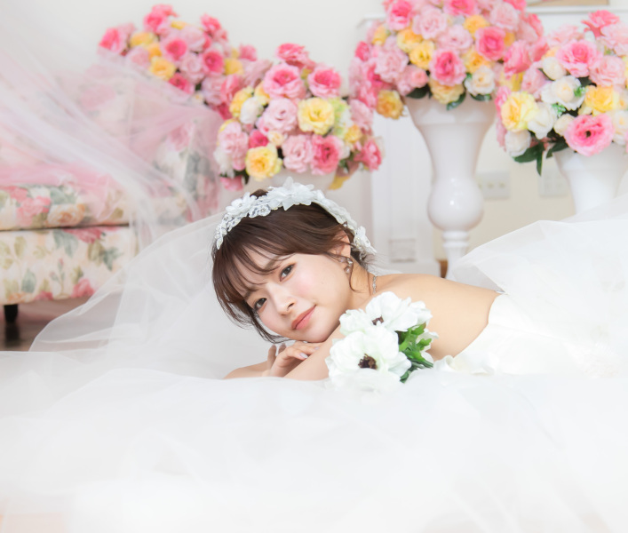 【ソロウェディング洋装１着ビューティアップ】シェービング+ボディメイク+ネイル付き！ガーデンロケ＆邸宅貸切♡