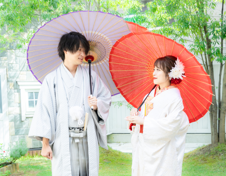 【予算重視】和装１着　邸宅＆和室＆ガーデン貸切♡　１００カット補正込み！