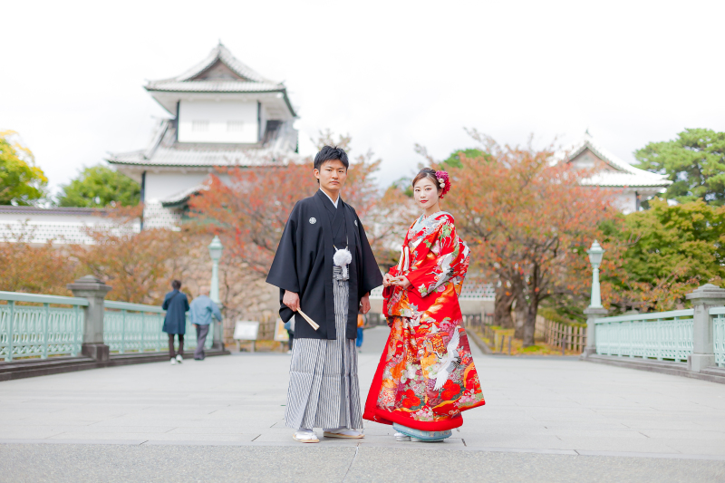 【和装１着】屋外ロケーション６０分♡兼六園や茶屋街お好きなロケスポットで♪