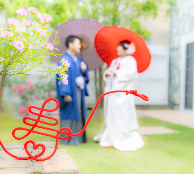 【予算重視】和装１着　邸宅＆和室＆ガーデン貸切♡　１００カット補正込み！