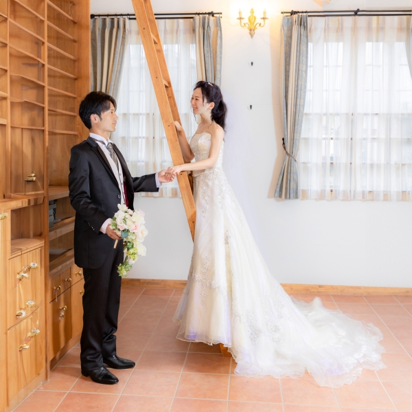 洋装１着　邸宅＆ガーデン貸切♡　１００カット補正込み！