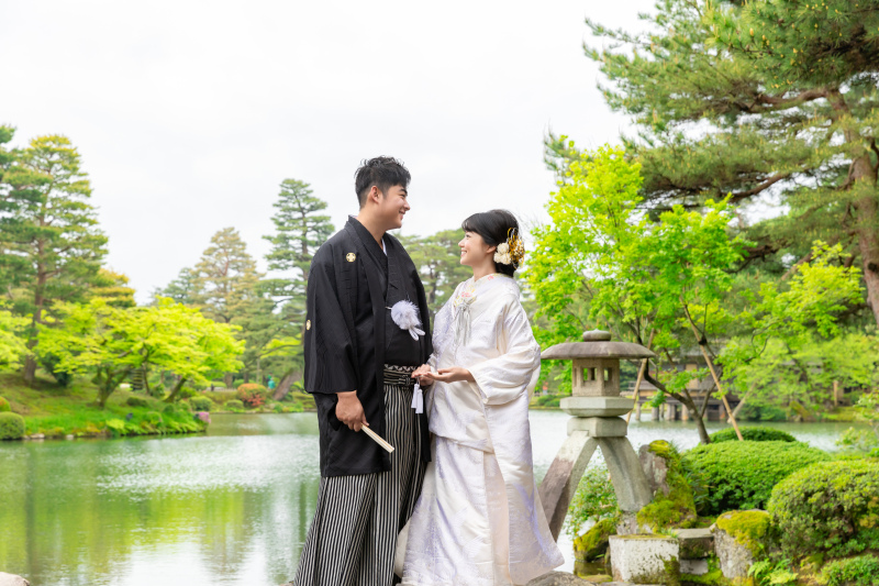 【和装１着+洋装１着】和装ロケ+洋装ガーデン＆チャペル付き邸宅スタジオ貸切♡全データ補正付き