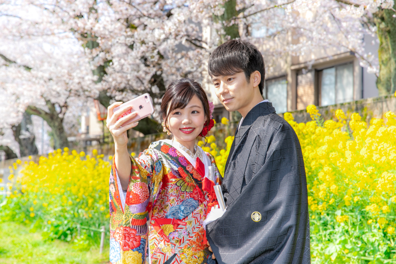 【和装+洋装】屋外ロケーション１２０分♡和装も洋装もお好きなロケスポットで撮影♪