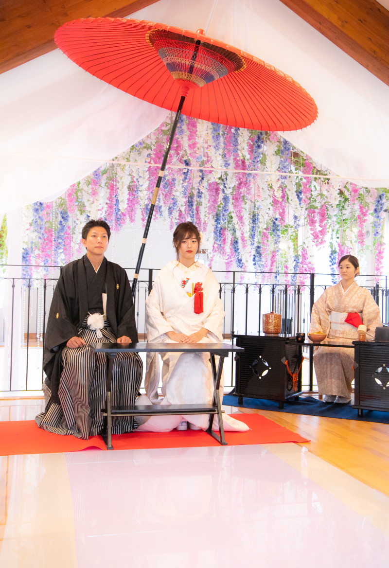 【本格和挙式】茶婚式+和装館内フォトツアープラン