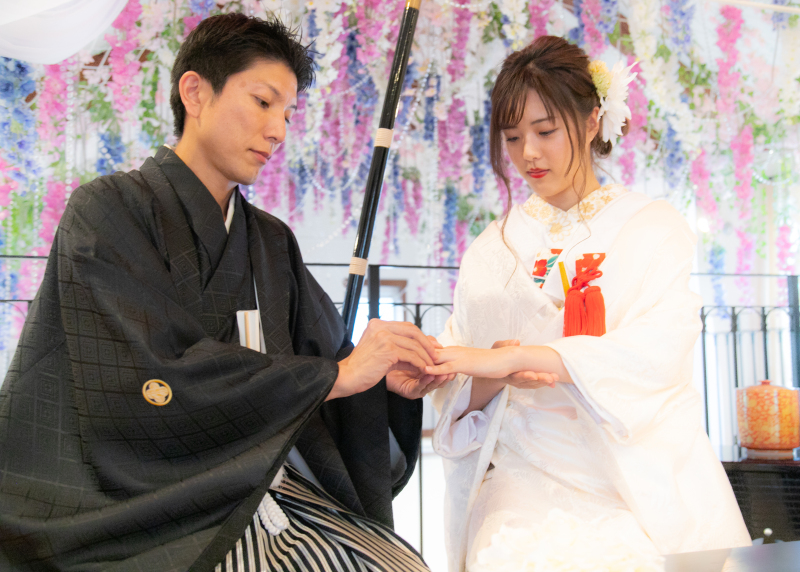 【本格和挙式】茶婚式+和装館内フォトツアープラン