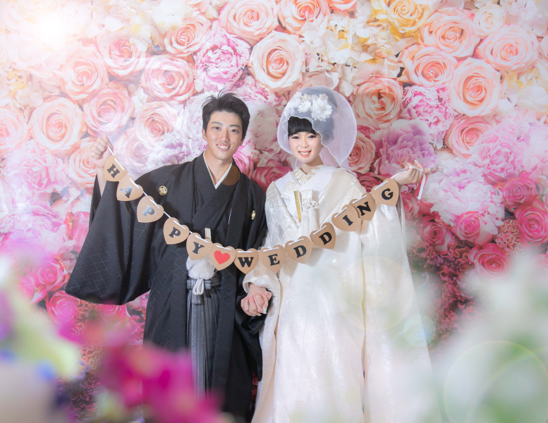 【和装2着+洋装2着】ウェディング＆カラー＆色打掛＆白無垢の花嫁衣装4着コンプリートプラン