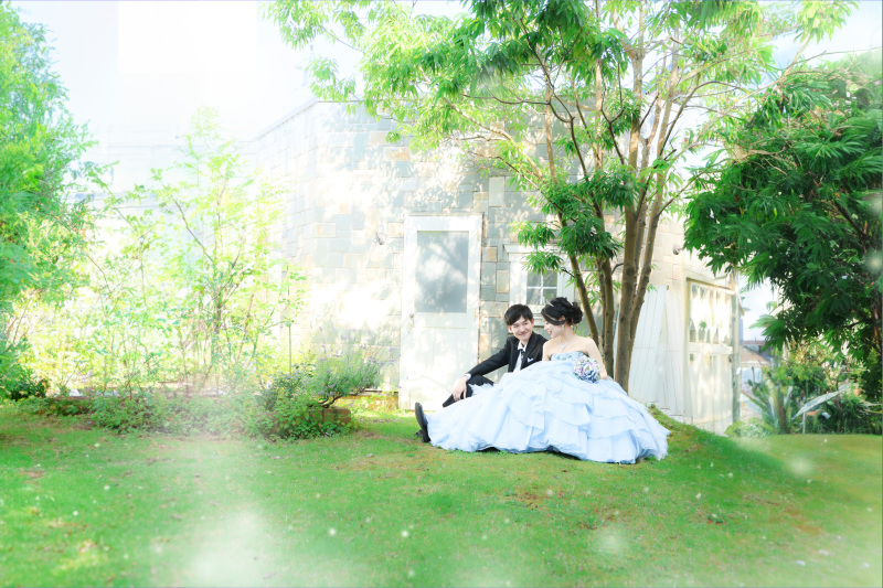 洋装１着　邸宅＆ガーデン貸切♡　１００カット補正込み！