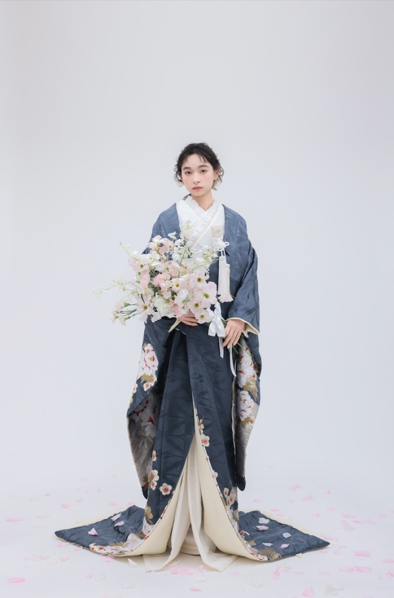 藍牡丹　色打掛