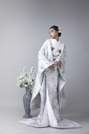 白無垢×グレー