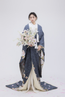 藍牡丹　色打掛