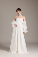 スレンダーラインドレス