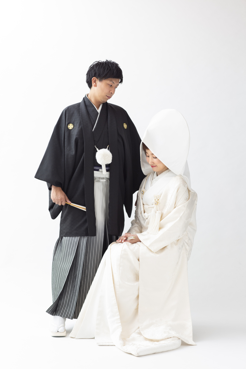 白無垢・綿帽子