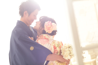 ピンク打掛&白無垢　キュートな和装スタイル