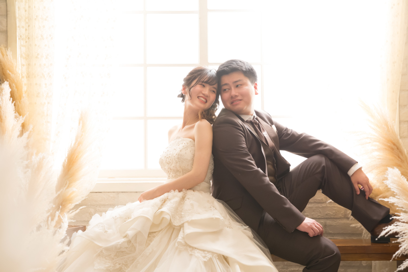 【スタジオ】洋装に着替えて撮影スタート