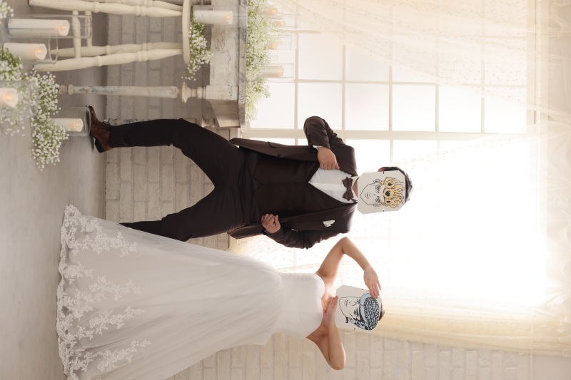 お二人らしさを表現したお写真も