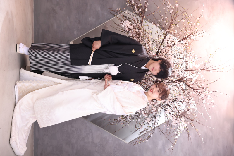 白無垢&黒紋付袴