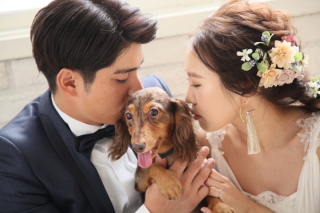 ペット&小物持込み♡photo wedding