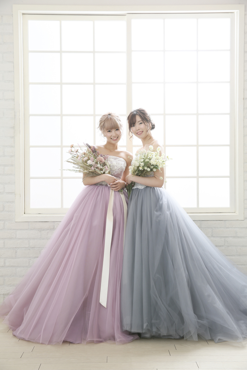 ドレスがキレイに写る全身ショット