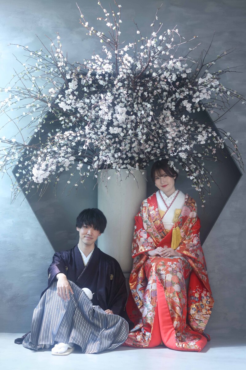 伝統的な座りのポーズ