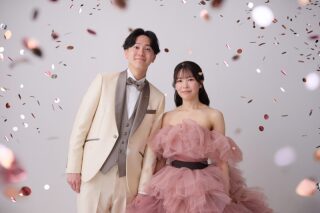 お客様インタビュー♡ピンクドレスでご撮影いただきました！