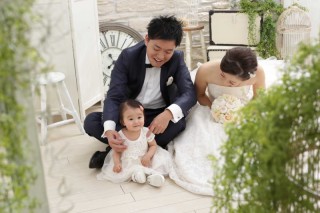 お子様と一緒にHappy Wedding