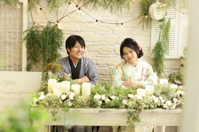 流行の和装フォトをカジュアルに♡