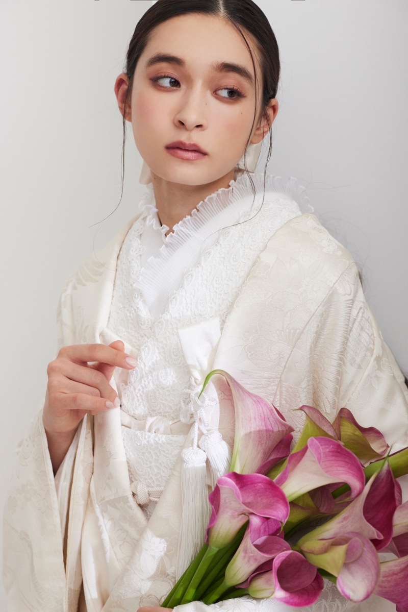 白無垢×レース掛下 aimオリジナル