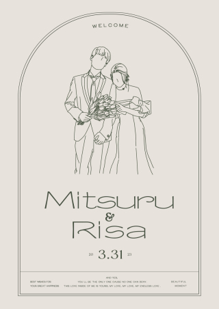 イラストパネルウエルカムボード.A