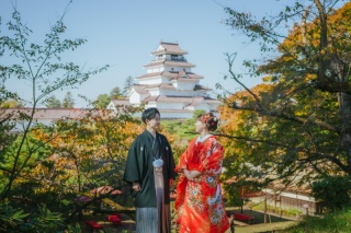 鶴ヶ城＋武家屋敷 スタジオ　緑水苑