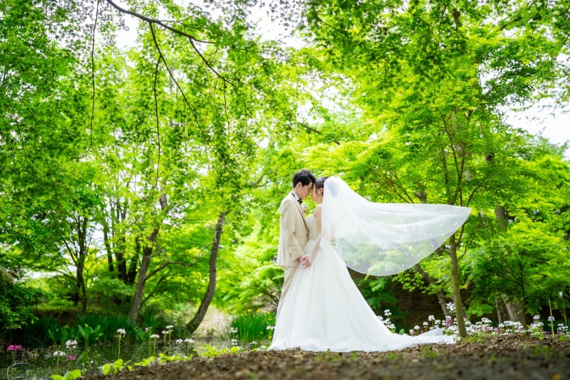 緑水苑』(撮影日：2023年5月13日/緑水苑)｜ウエディングドレス
