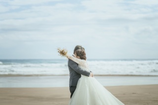 ウエディングドレス クロエ_夏撮影　洋装ロケーションフォト