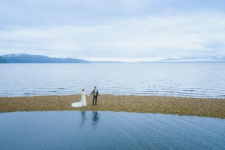 ウエディングドレス クロエ_秋撮影　洋装ロケーションフォト