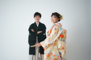 ウエディングドレス クロエ_秋撮影　洋装＋和装スタジオ＋ロケーションフォト