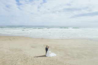 ウエディングドレス クロエ_夏撮影　洋装ロケーションフォト