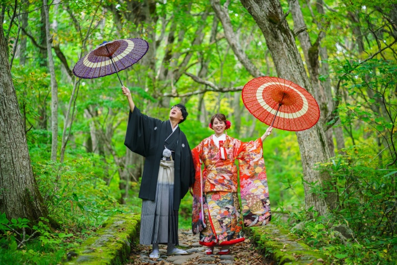 洋装＋和装　スタジオ＋ロケーションフォトプラン