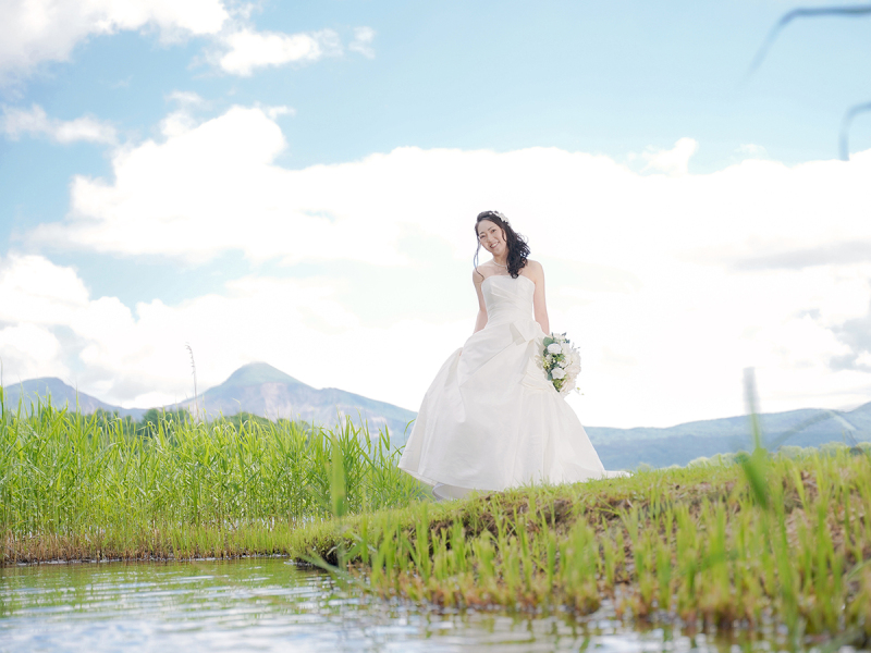 新婦ソロショット