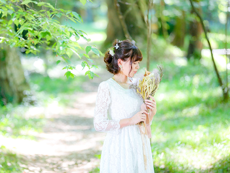 やわらかい雰囲気の新婦さん