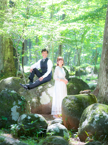 木漏れ日のなか