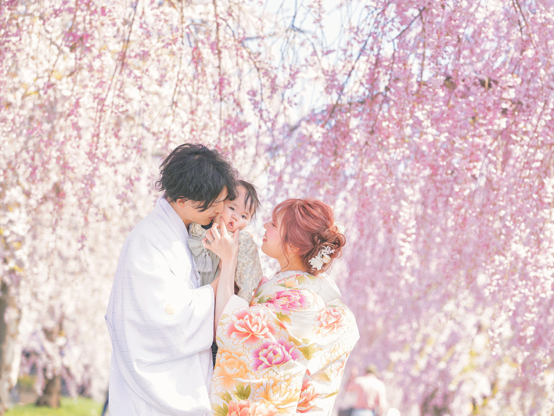 『桜』喜多方撮影－和装－【撮影全データ付き】追加料金０円！！　