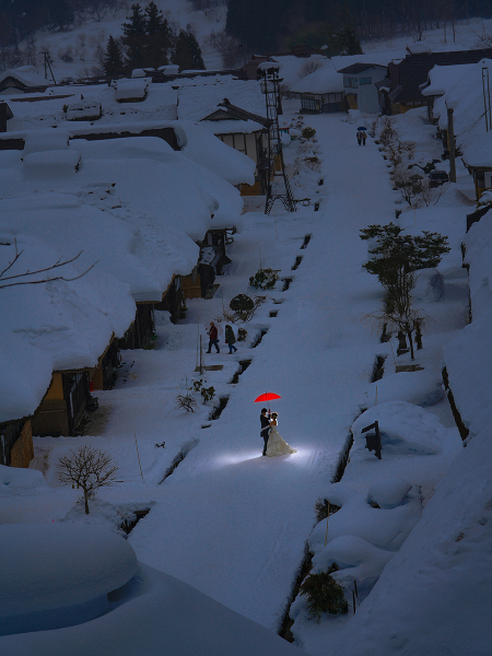 winter大内宿撮影－洋装－ 2026年1月・2月撮影で表示価格より３０％OFF ￥１７４，８００→￥１２２，３６０【今だけ】