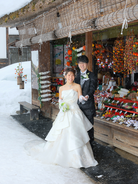 winter大内宿撮影－洋装－ 2026年1月・2月撮影で表示価格より３０％OFF ￥１７４，８００→￥１２２，３６０【今だけ】