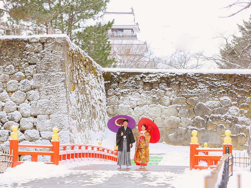 winter鶴ヶ城撮影－和装－ 2026年1月・2月撮影で表示価格より３０％OFF ￥１７９，８００→￥１２５，８６０【今だけ】